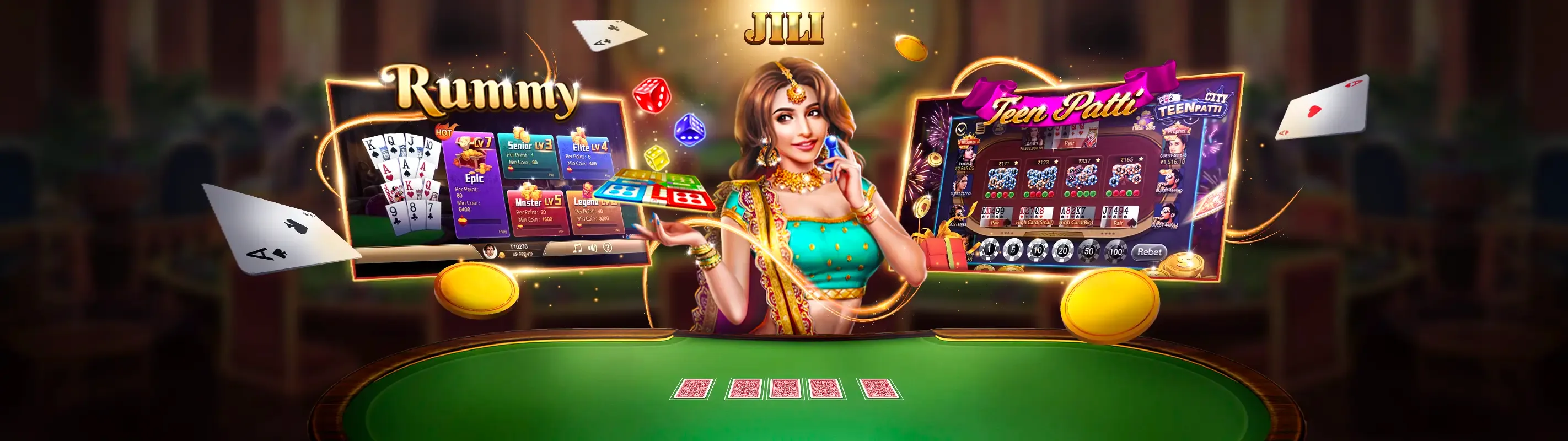 Hình ảnh nền tảng 3333win với các trò chơi cá cược trực tuyến